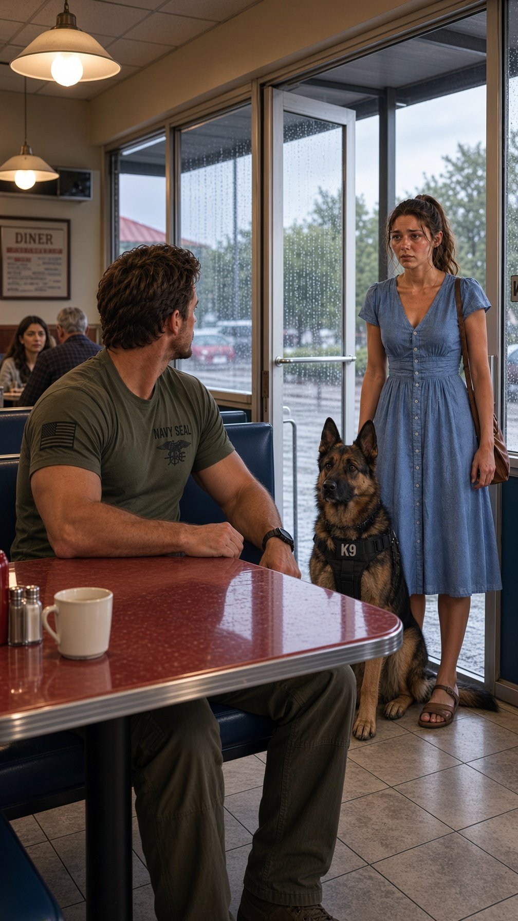 Former Navy SEAL Thought He’d Eat Dinner Alone—Until She Walked In and Asked, “Can We Sit Here?”