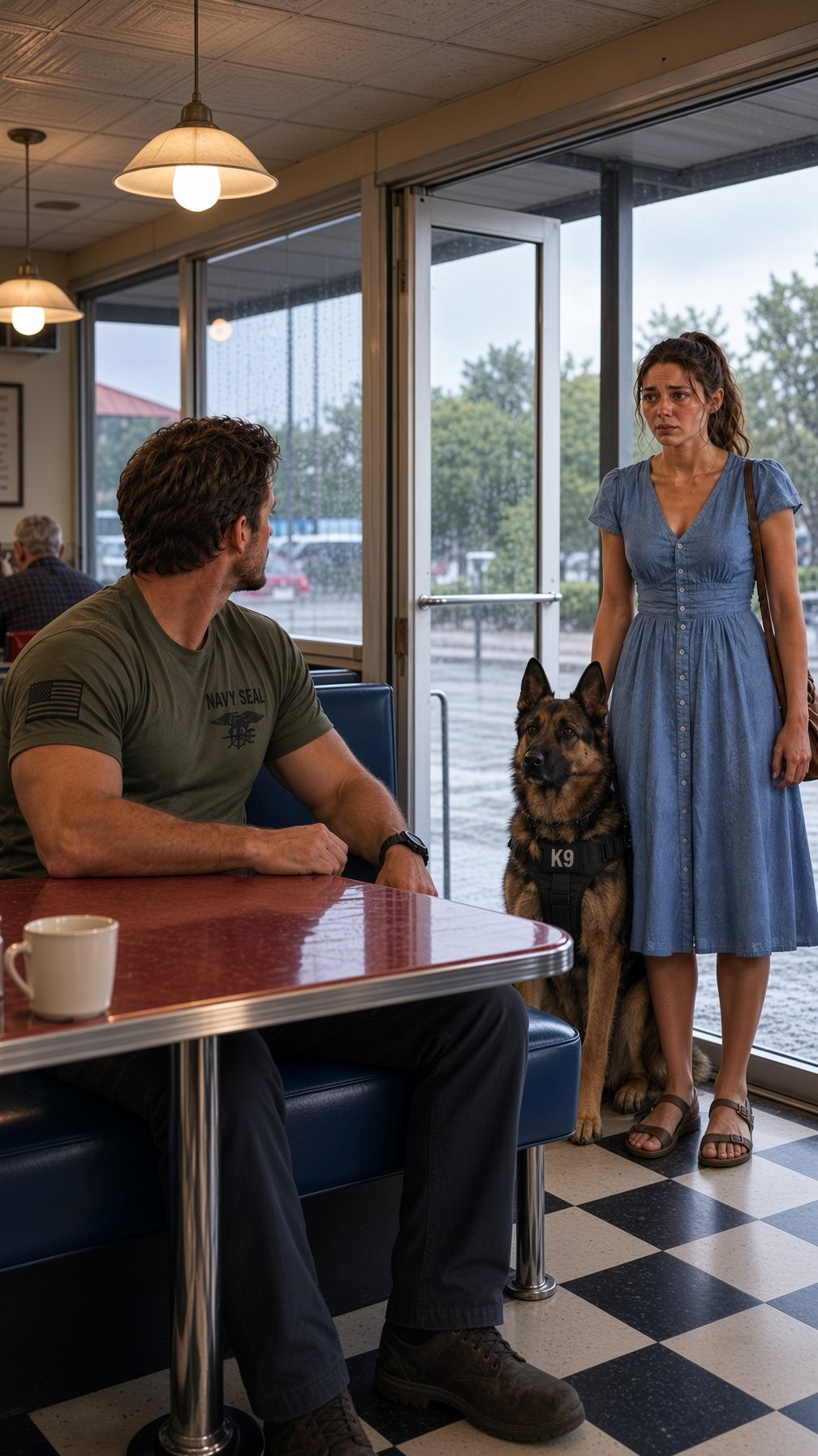 Former Navy SEAL Thought He’d Eat Dinner Alone—Until She Walked In and Asked, “Can We Sit Here?”
