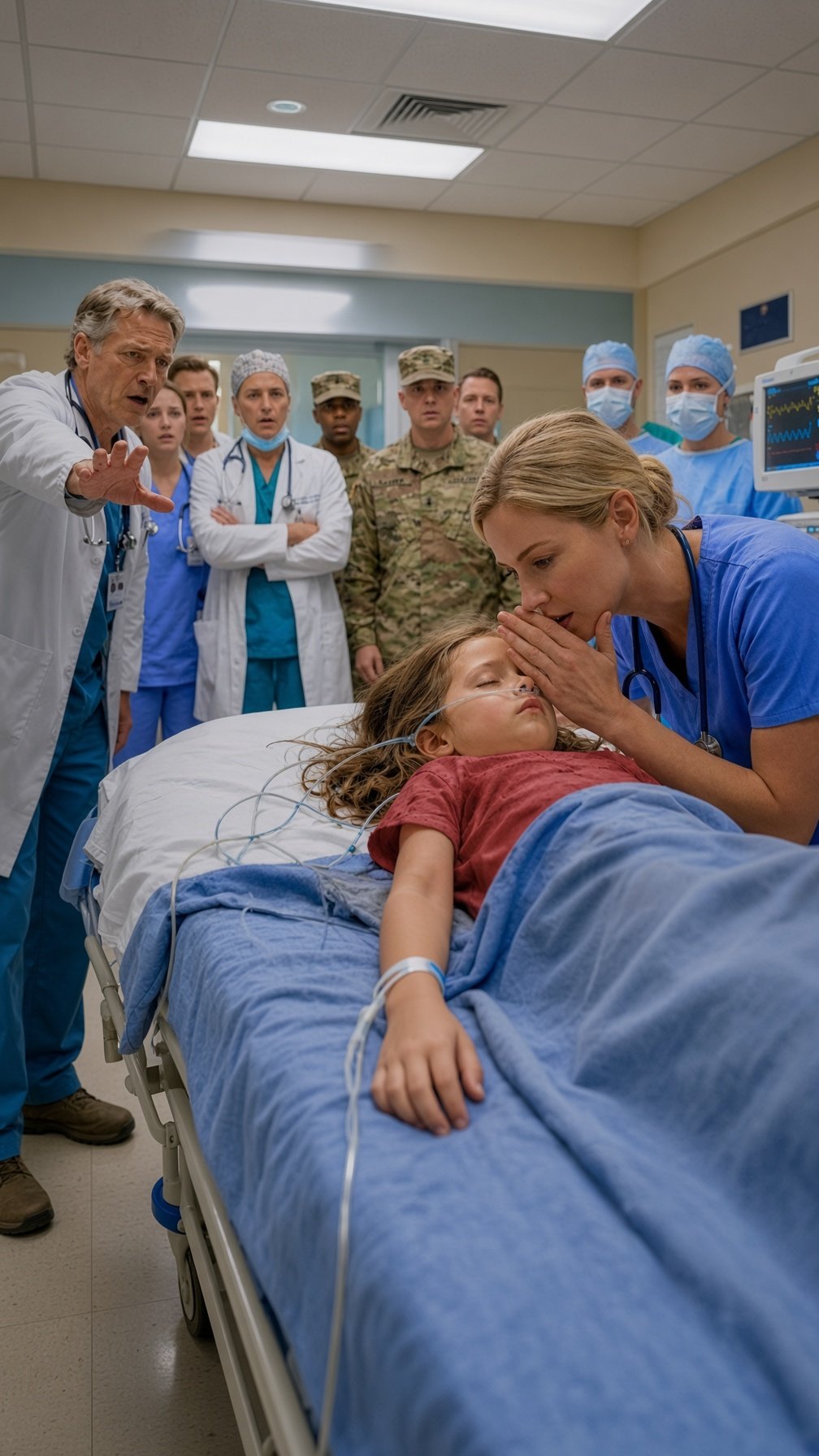 The Admiral’s Daughter Was Declared Dead—Until the Charge Nurse Whispered 5 Words and Everyone Froze